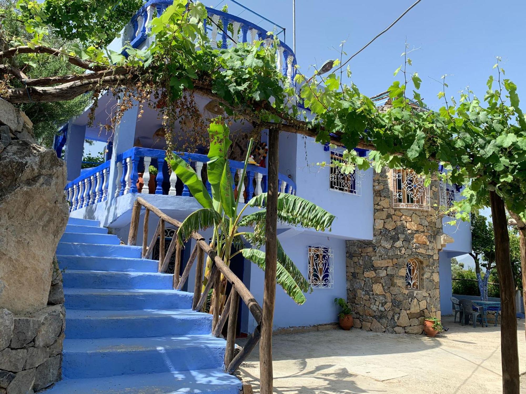 فيلا Blue House Town شفشاون المظهر الخارجي الصورة